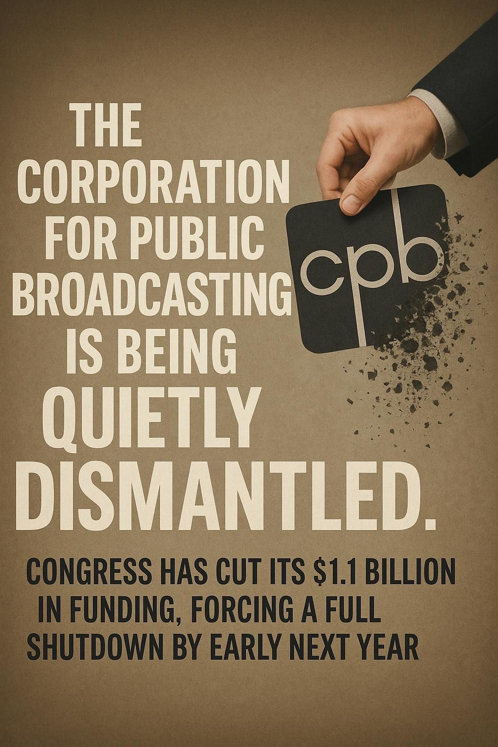 Congress Pulls Plug on Public Broadcasting